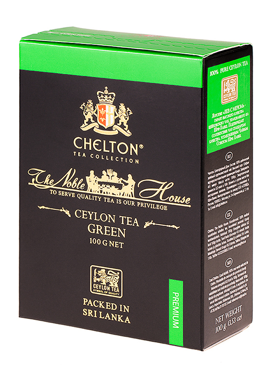 Чай зеленый листовой Chelton Благородный дом, 100 г