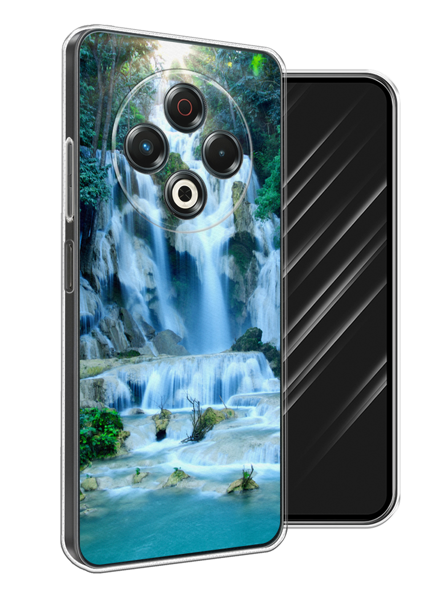 

Чехол Awog на Tecno Spark 30 "Водопад 8", Голубой;зеленый, 309150-1