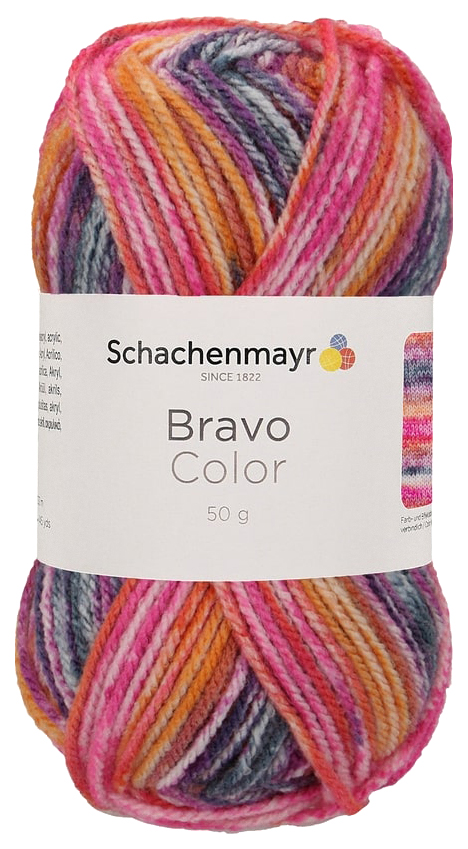 

Пряжа Schachenmayr 9801421 Bravo Color Originals (02124), Разноцветный, Bravo Color