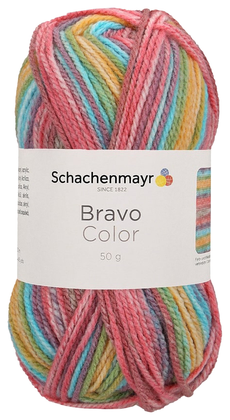 

Пряжа Schachenmayr 9801421 Bravo Color Originals (02120), Разноцветный, Bravo Color