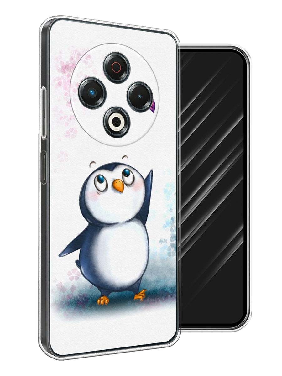 

Чехол Awog на Tecno Spark 30 "Пингвин и сердечко", Белый, 309150-1