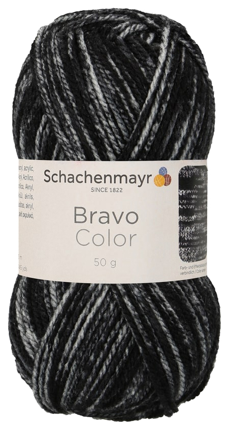 фото Пряжа schachenmayr 9801421 bravo color originals (02114, graphit denim)