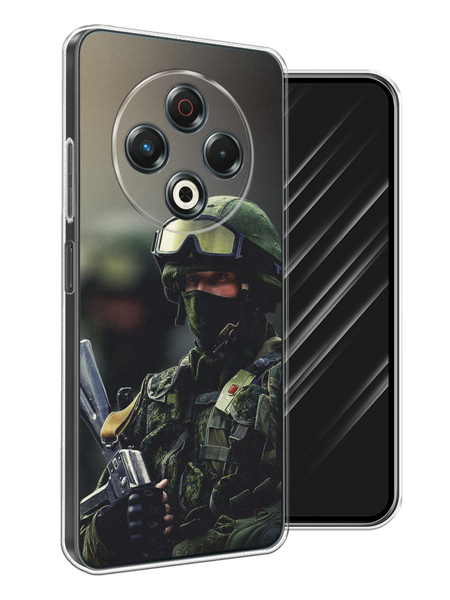 

Чехол Awog на Tecno Spark 30 "Солдат", Зеленый;серый, 309150-1