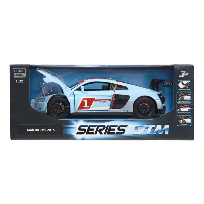 Машинка Mobicaro 1:32 Audi R8 LMS DTM Голубая 664992