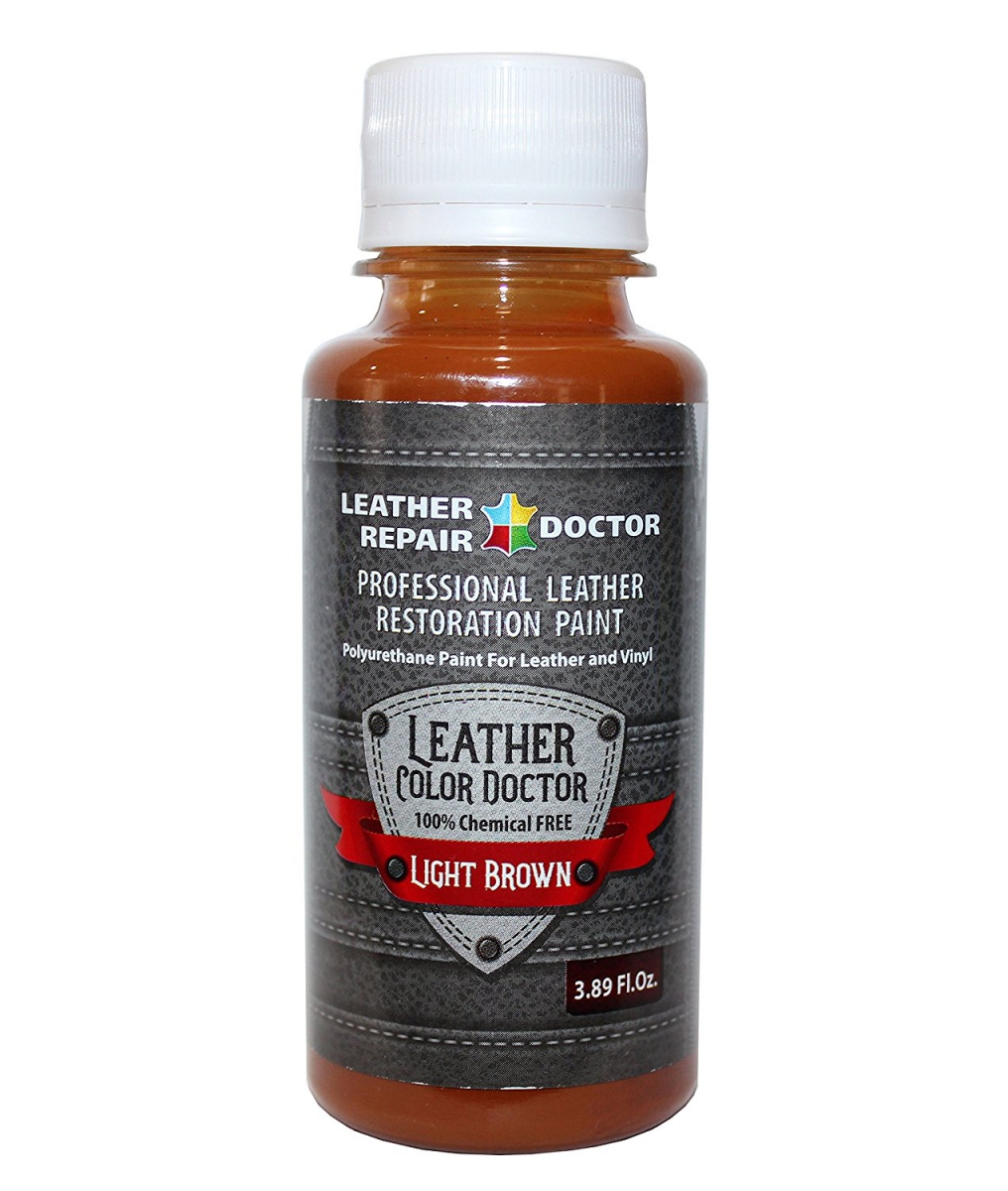 фото Краска для обуви liquid leather color doctor светло-коричневая 115 мл