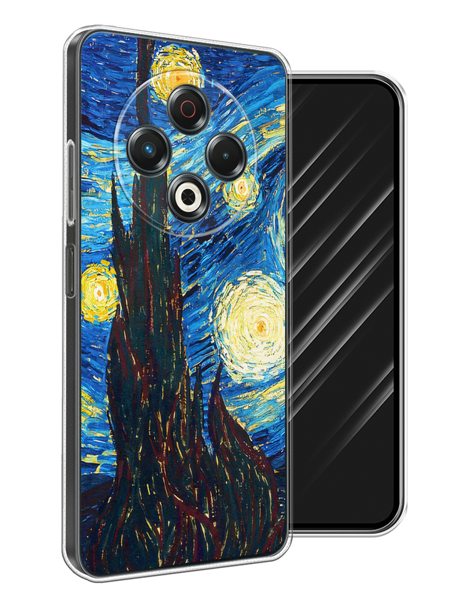 

Чехол Awog на Tecno Spark 30 "Ван Гог Звездная ночь", Желтый, 309150-1