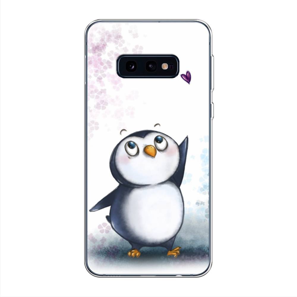

Чехол Awog на Samsung Galaxy S10E "Пингвин и сердечко", Разноцветный, 27250-1