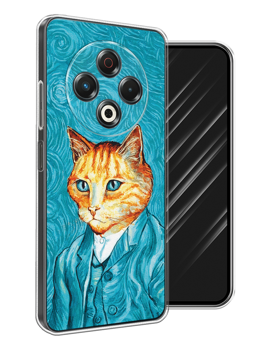 

Чехол Awog на Tecno Spark 30 "Кот Ван Гог", Голубой;коричневый, 309150-1