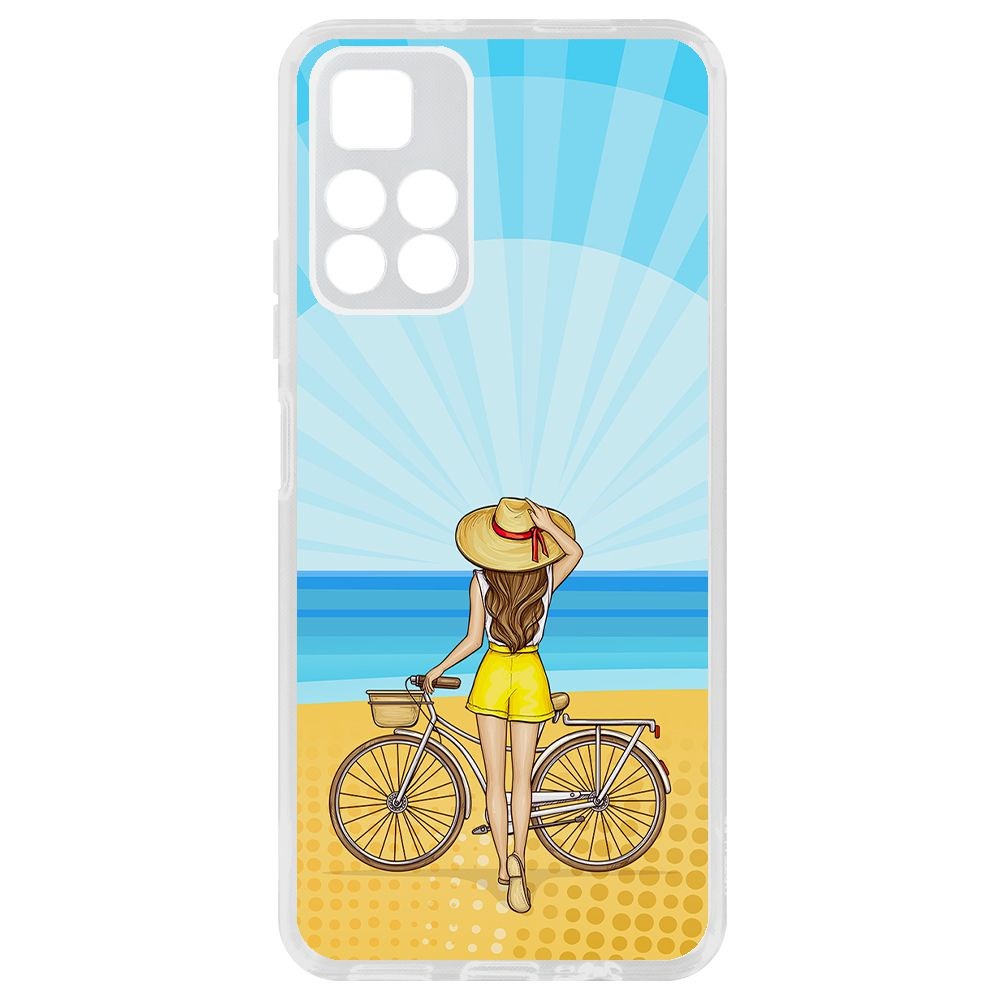 Чехол-накладка Krutoff Clear Case Шорты женские для Xiaomi Redmi Note 11T 5G