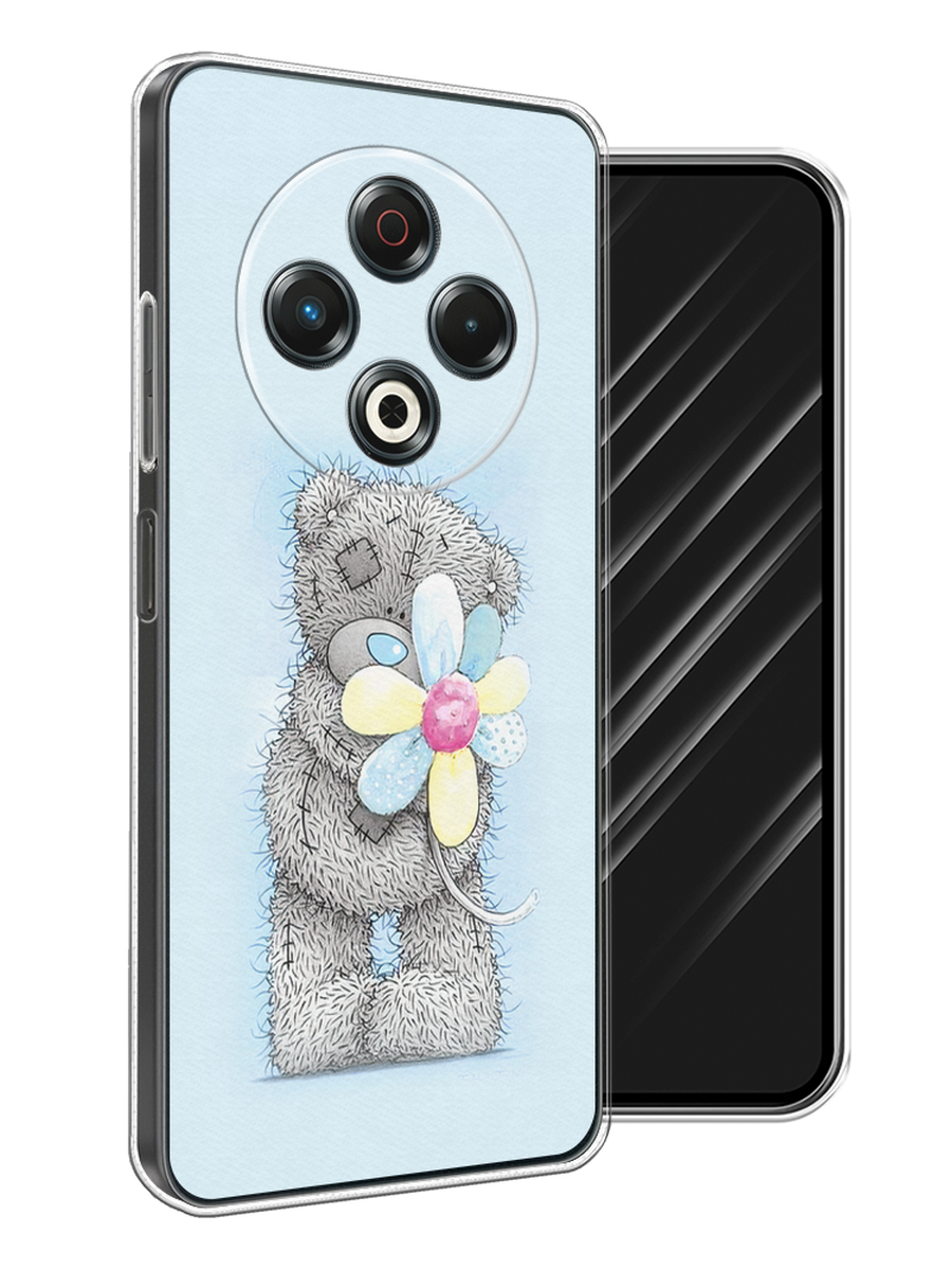 

Чехол Awog на Tecno Spark 30 "Me to you с ромашкой", Голубой;серый;желтый, 309150-1