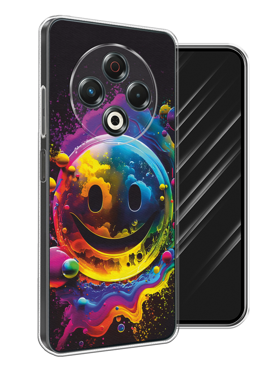

Чехол Awog на Tecno Spark 30 "Кислотный смайл", Фиолетовый;желтый;синий, 309150-1