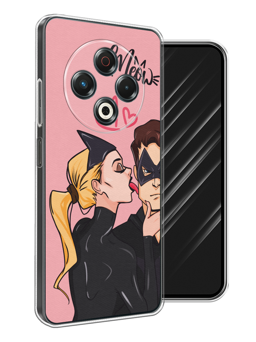 

Чехол Awog на Tecno Spark 30 "Kiss of Cat Woman", Розовый;черный;бежевый, 309150-1