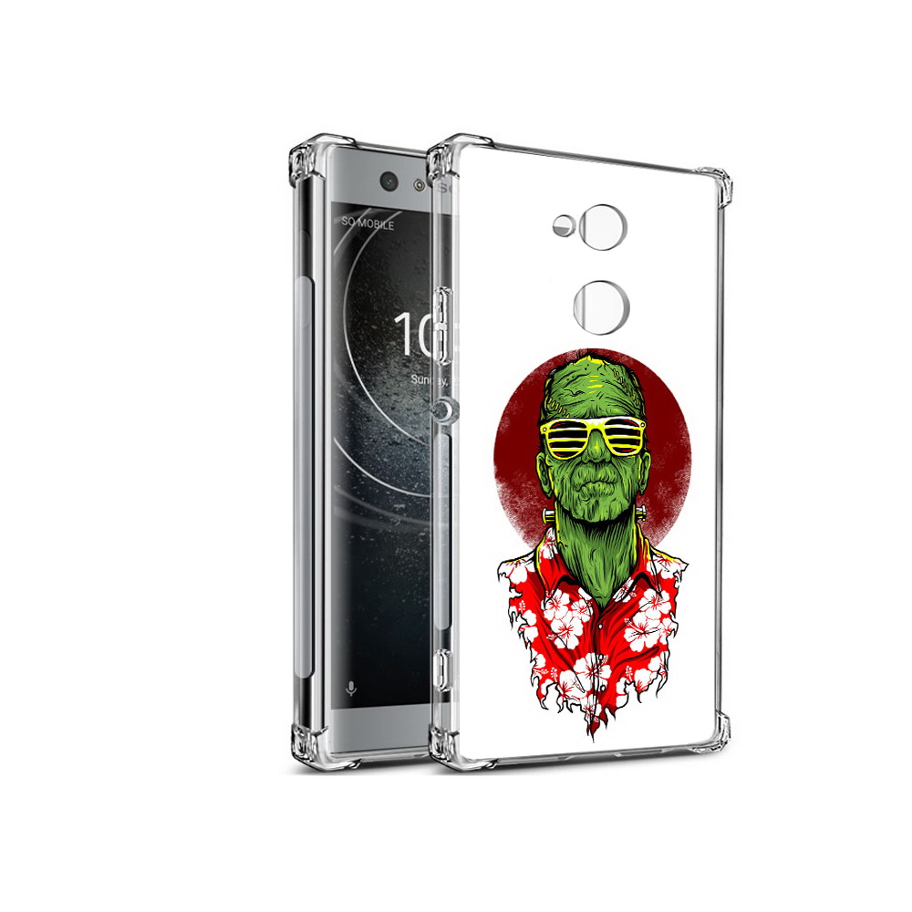 

Чехол MyPads Tocco для Sony Xperia XA2 крутой зеленый мужчина в очках (PT99627.238.424), Прозрачный, Tocco