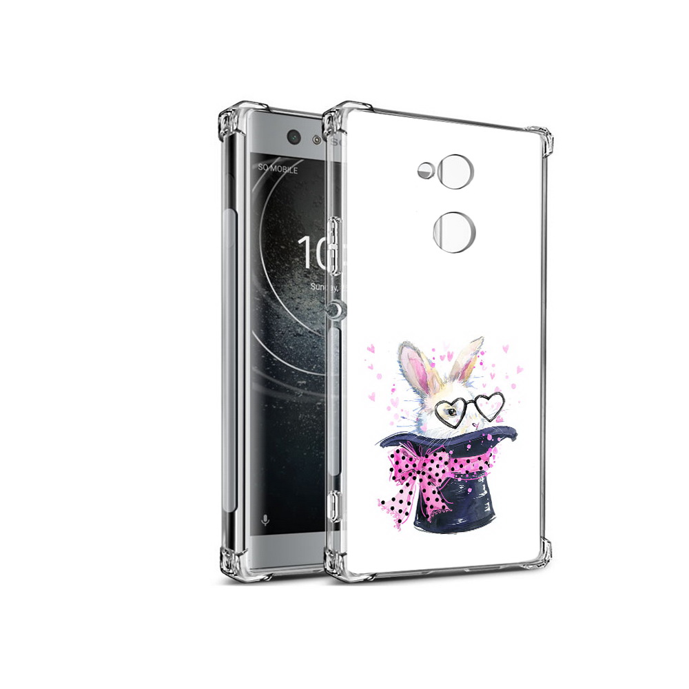 Чехол MyPads Tocco для Sony Xperia XA2 кролик в шляпе (PT99627.238.418)