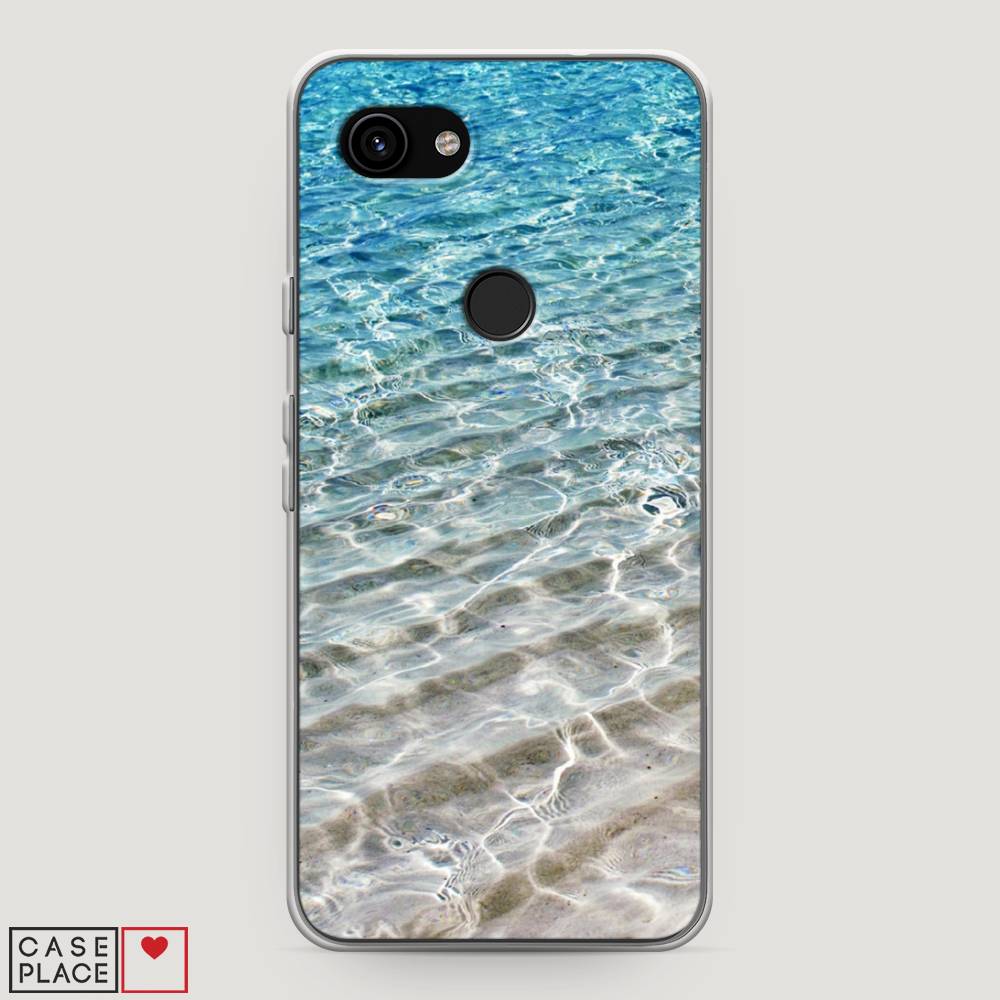 

Чехол Awog на Google Pixel 3a "Волны 10", Разноцветный, 270150-4