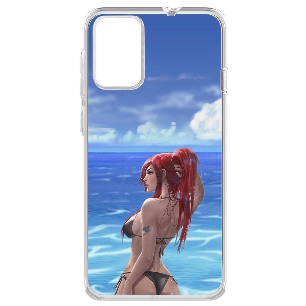 фото Чехол-накладка krutoff clear case купальник женский для zte blade l9