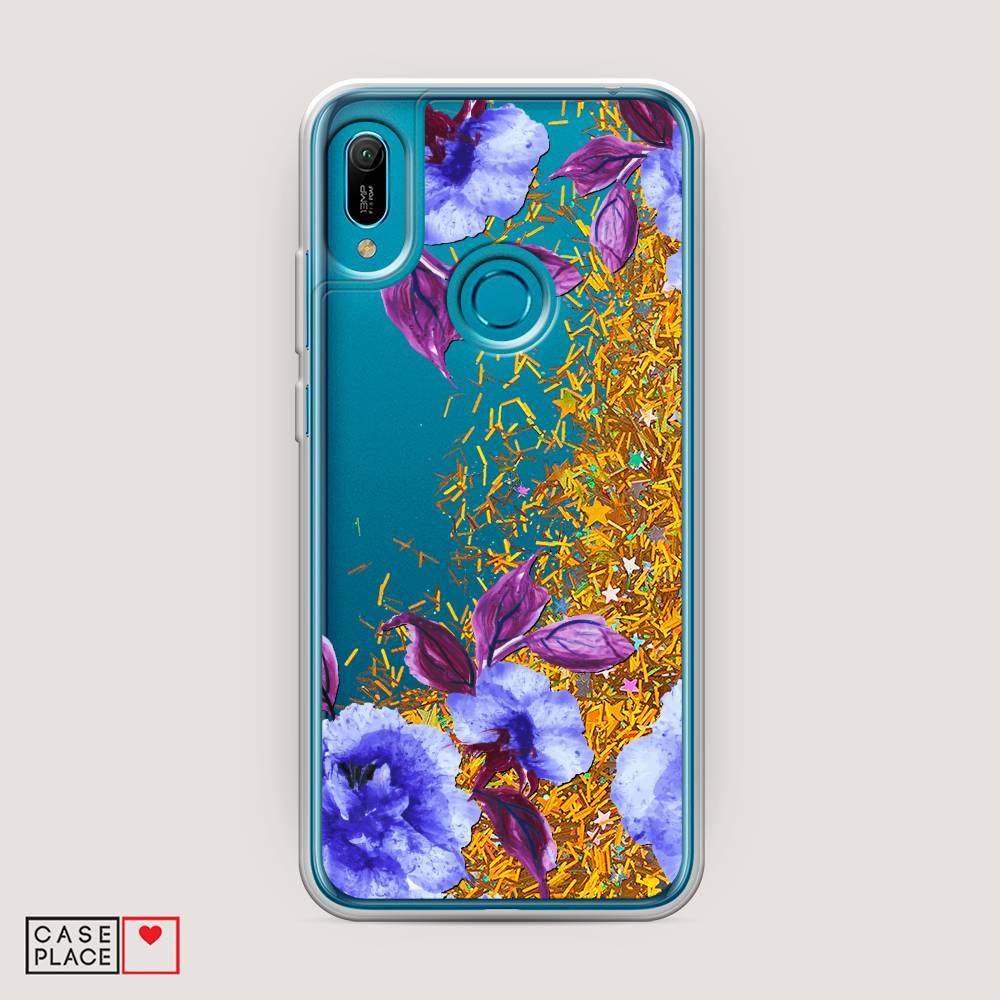 

Чехол Awog на Huawei Y6 2019 "Цветочная фантазия 5", Фиолетовый, 68690-1