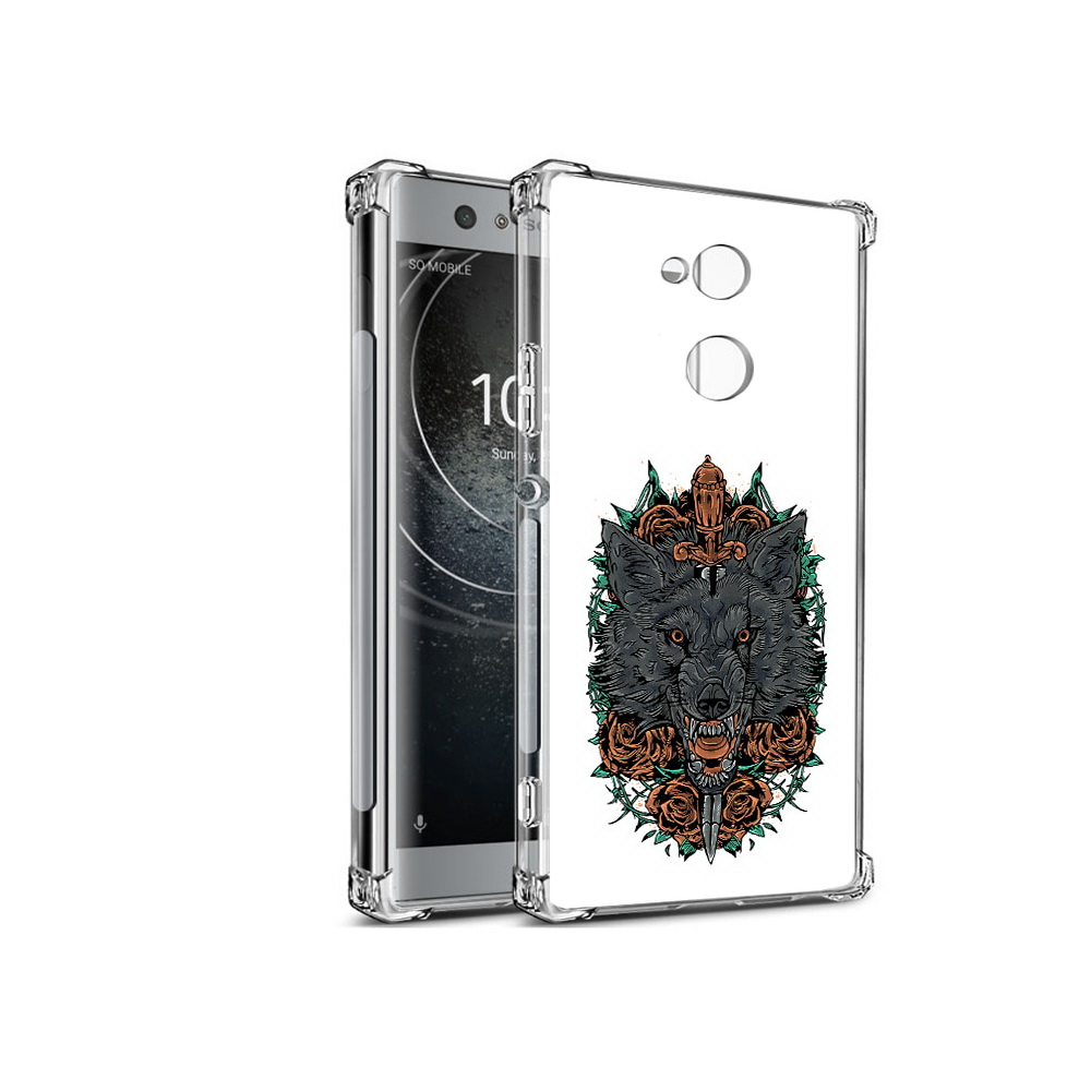 

Чехол MyPads Tocco для Sony Xperia XA2 красивый злой волк (PT99627.238.409), Прозрачный, Tocco