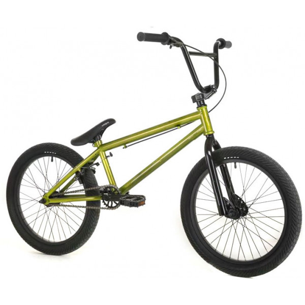 

Велосипед COMODO BMX CYCLONE 20" 2023 Цвет желтый-зеленый мкталлик