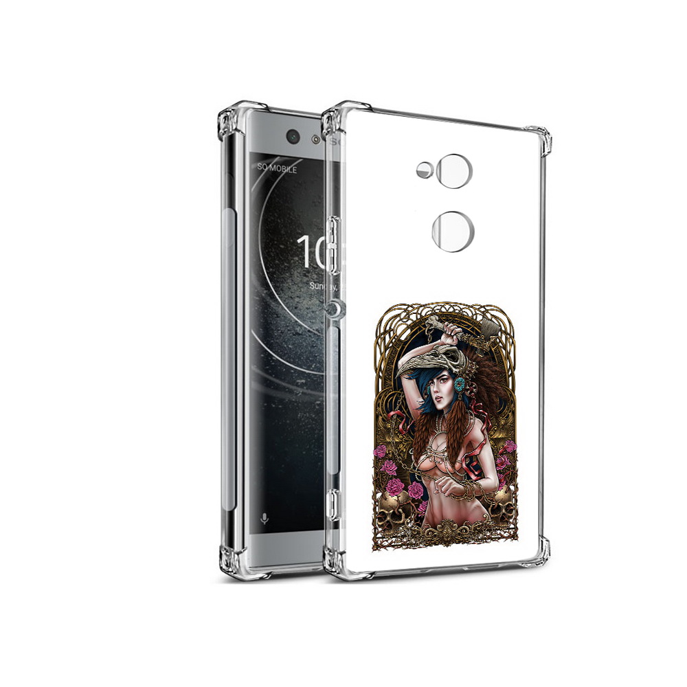 

Чехол MyPads Tocco для Sony Xperia XA2 красивая девушка рисунок (PT99627.238.407), Прозрачный, Tocco