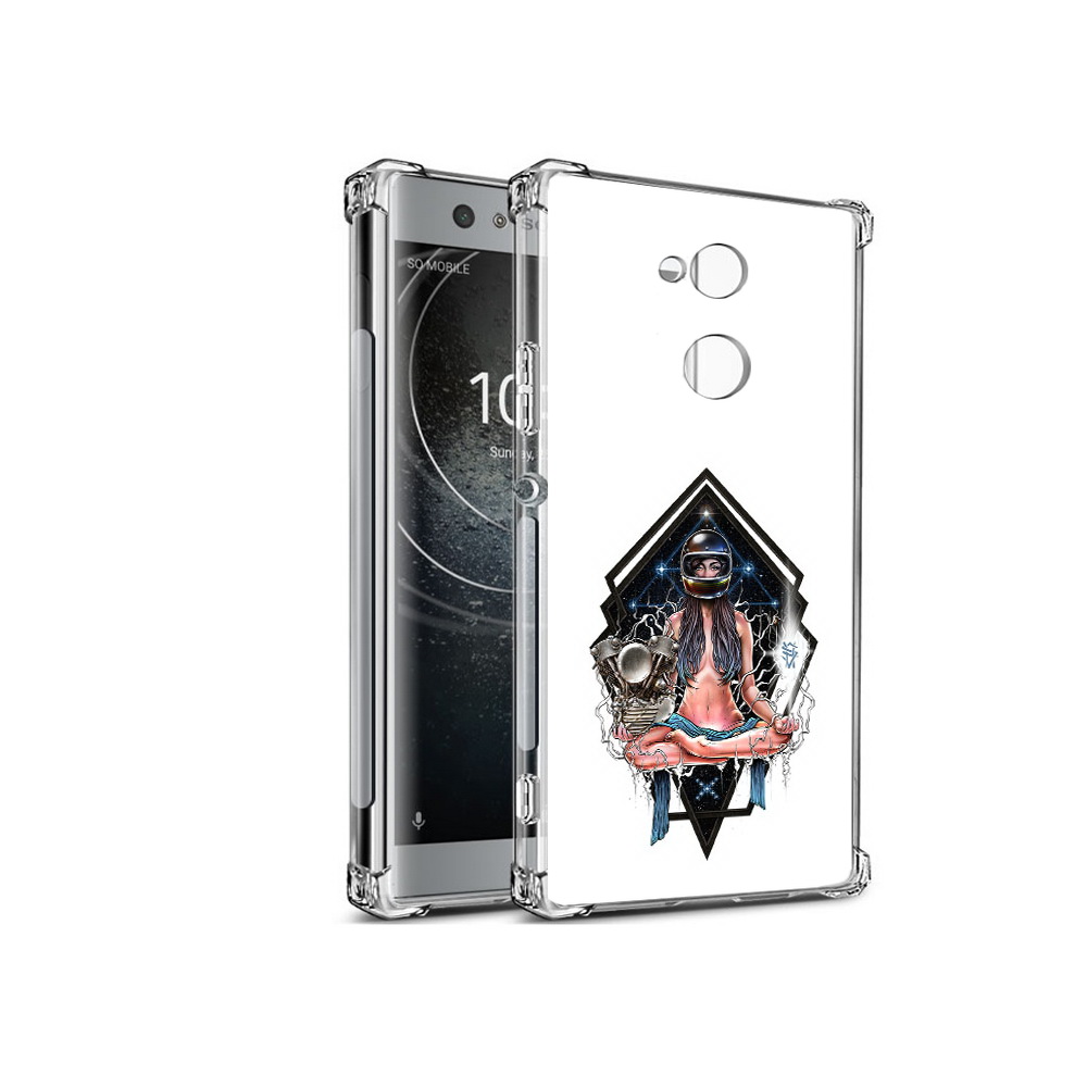 

Чехол MyPads Tocco для Sony Xperia XA2 красивая девушка в шлеме (PT99627.238.406), Прозрачный, Tocco