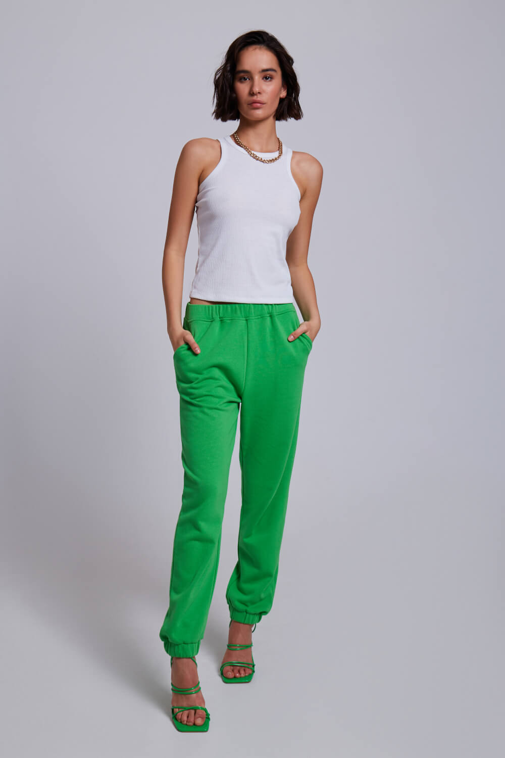 Спортивные брюки женские Incity 1.1.2.22.01.02.01269 зеленые XL