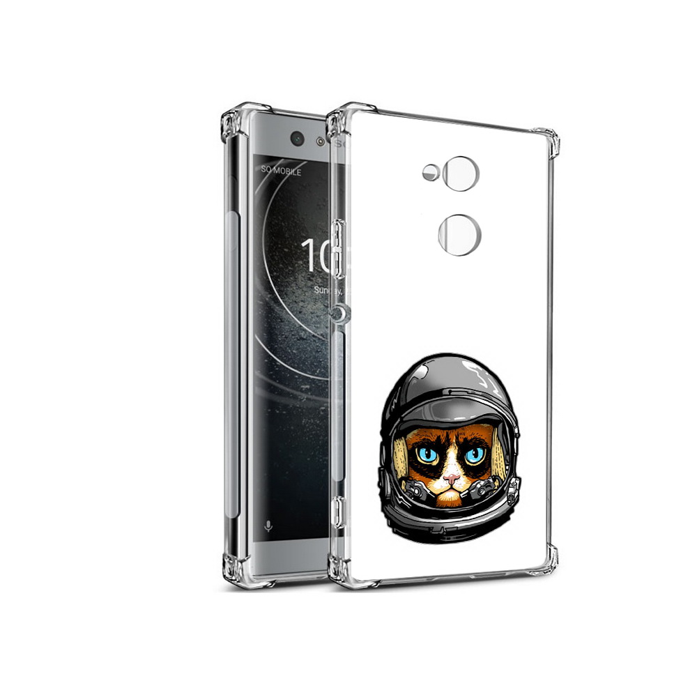

Чехол MyPads Tocco для Sony Xperia XA2 кот космонавт (PT99627.238.400), Прозрачный, Tocco