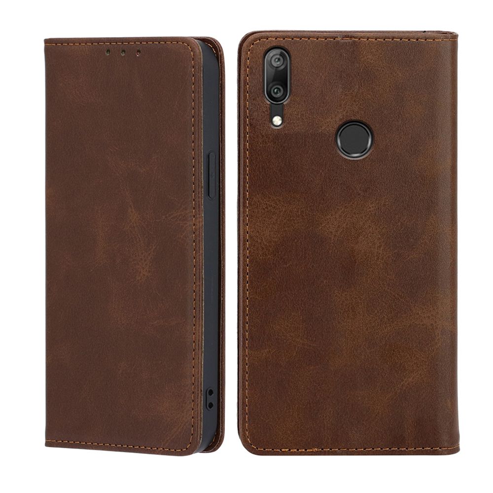 

Чехол-книжка MyPads для Huawei Y7 (2019), Коричневый