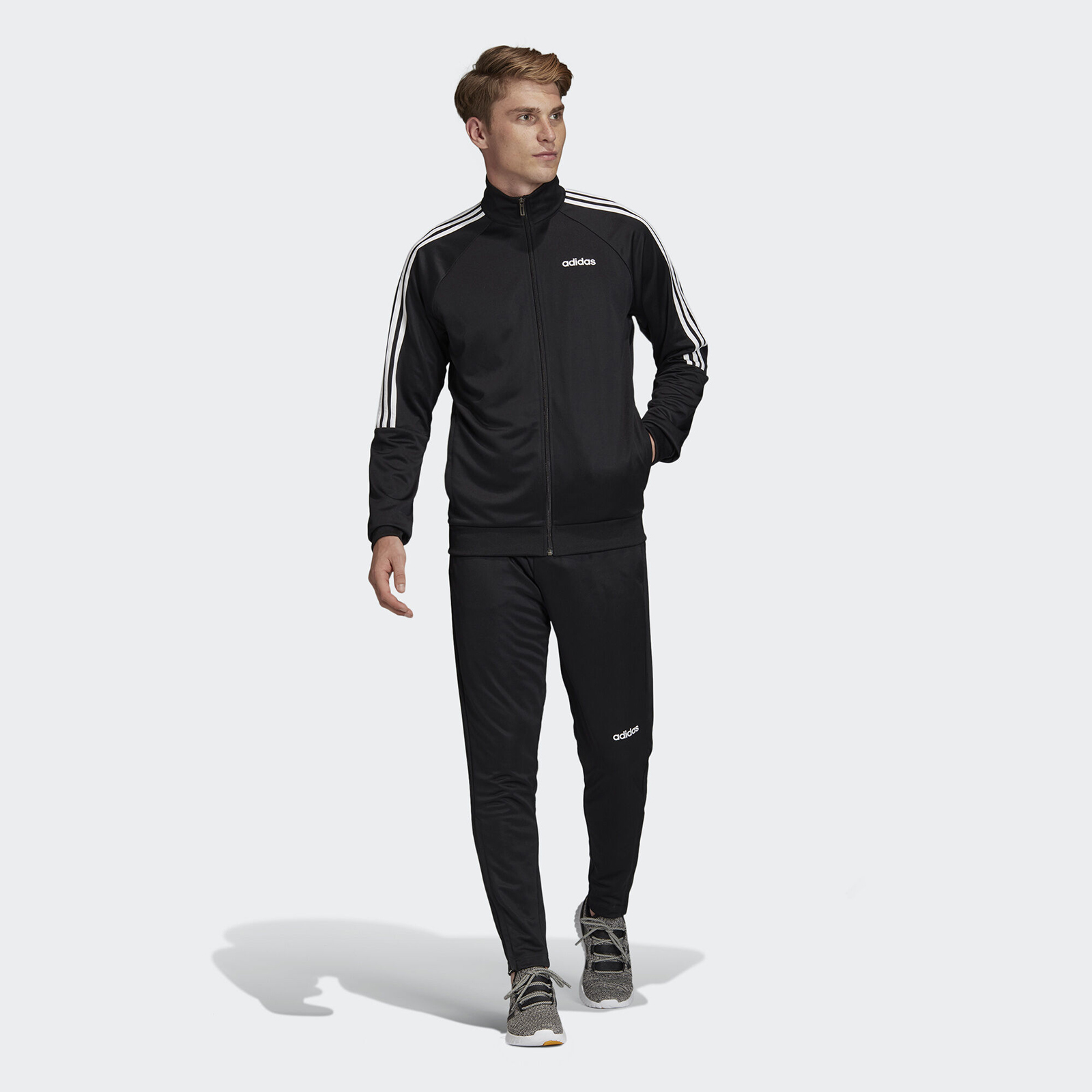 фото Спортивный костюм мужской adidas fn5795 черный 52 ru