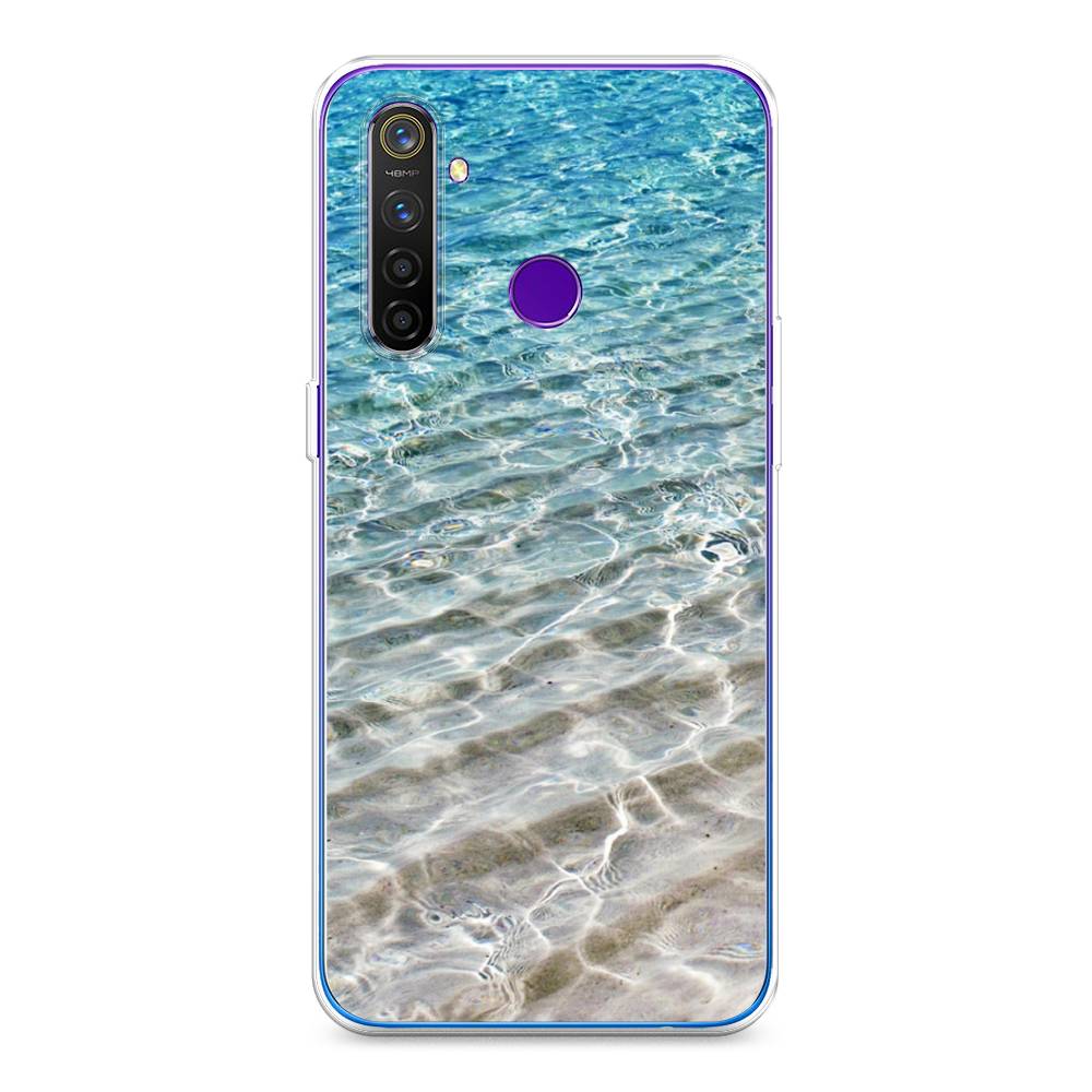 

Чехол Awog на Realme 5 Pro "Волны 10", Разноцветный, 251650-4