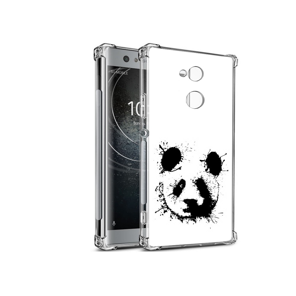 

Чехол MyPads Tocco для Sony Xperia XA2 клякса-панда (PT99627.238.389), Прозрачный, Tocco