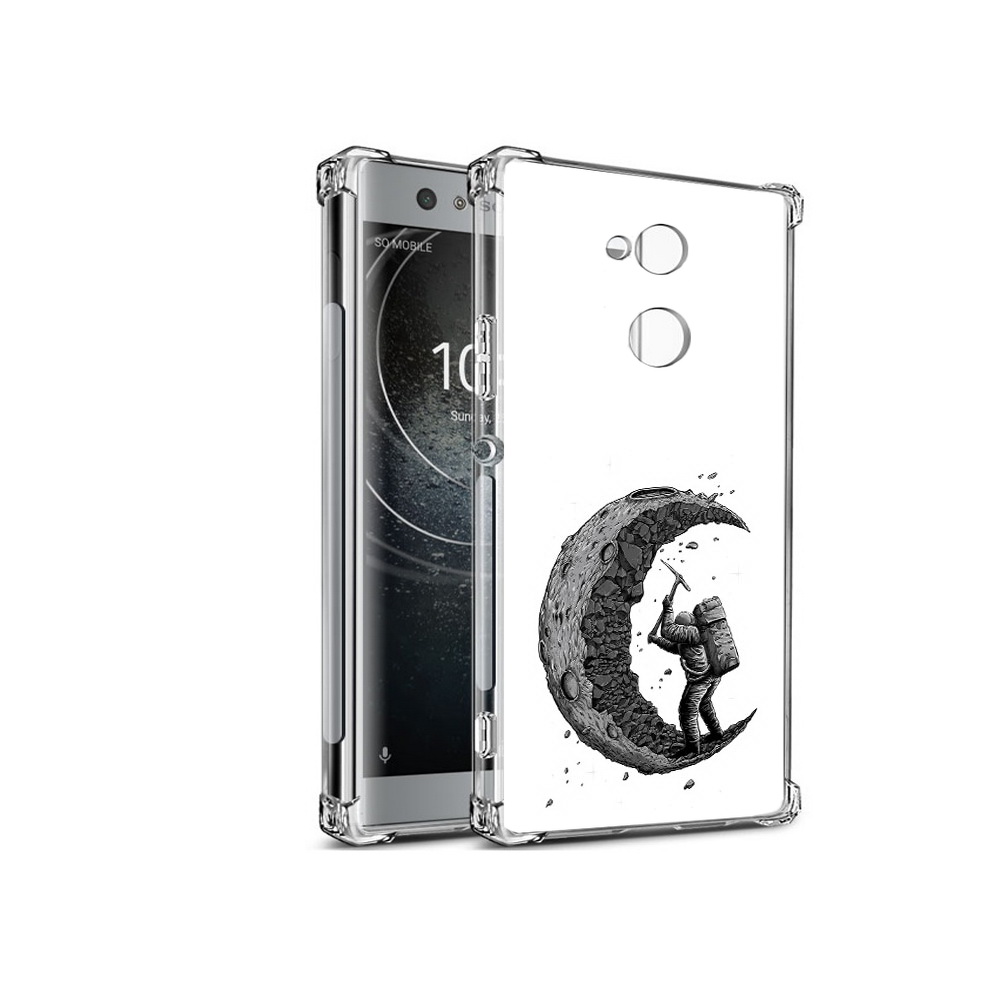 

Чехол MyPads Tocco для Sony Xperia XA2 камненная луна (PT99627.238.384), Прозрачный, Tocco