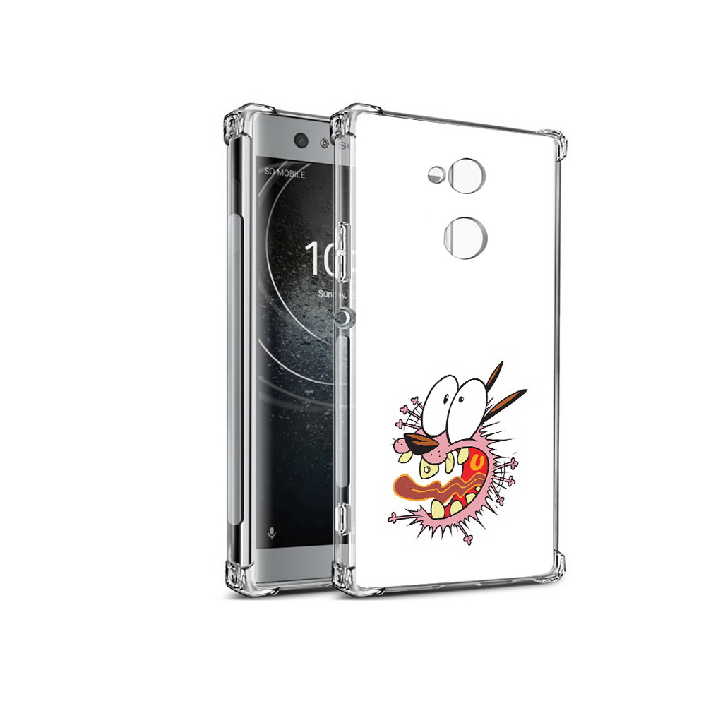 

Чехол MyPads Tocco для Sony Xperia XA2 испуганный бобик (PT99627.238.381), Прозрачный, Tocco