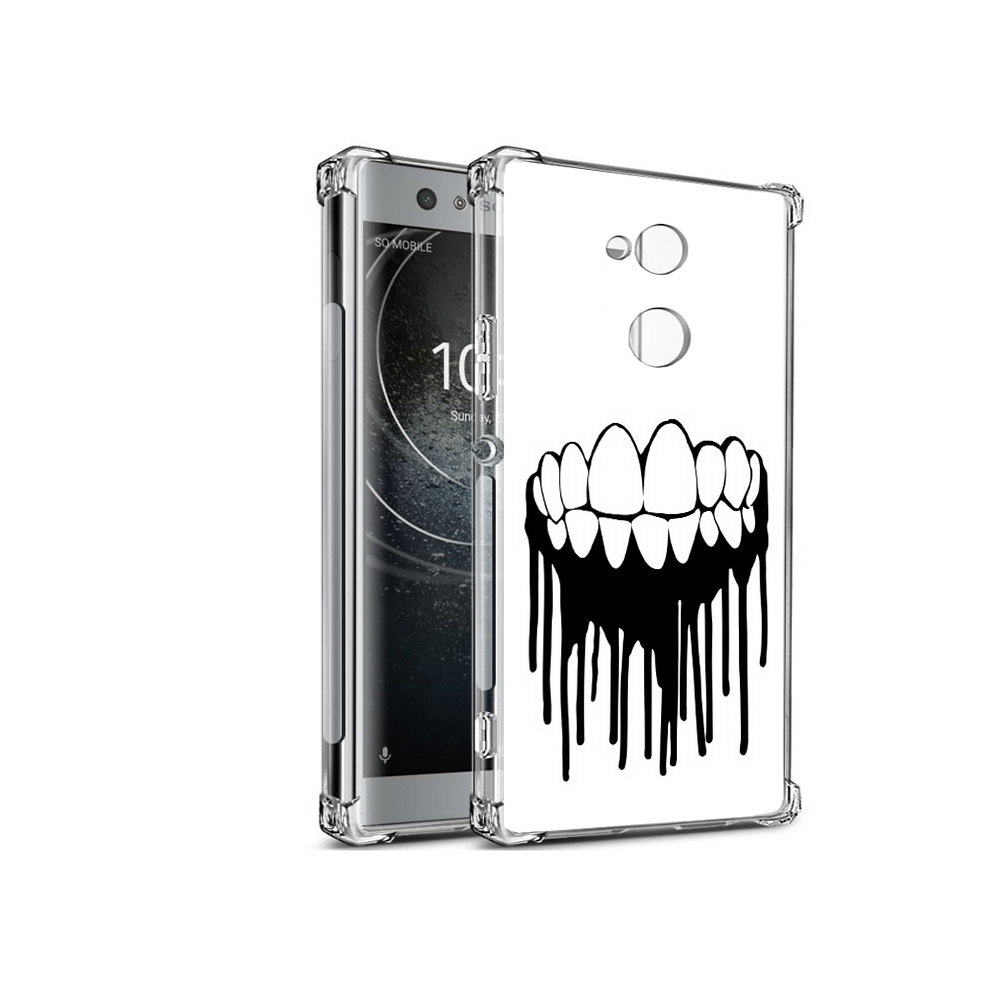

Чехол MyPads Tocco для Sony Xperia XA2 зубы (PT99627.238.372), Прозрачный, Tocco