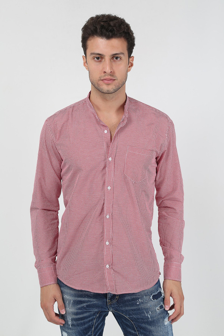 

Рубашка мужская Terapi Giyim 25634 красная 2XL (товары доставляются из-за рубежа), Красный, 25634
