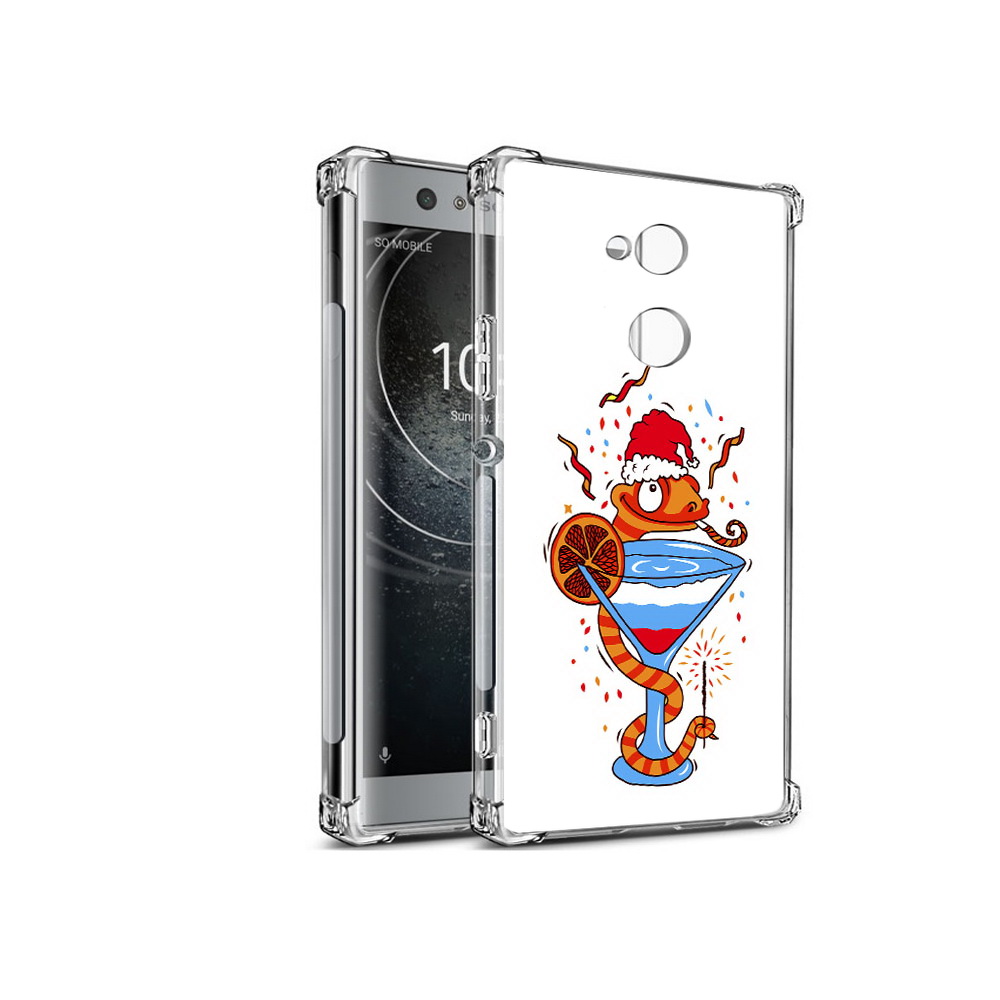 

Чехол MyPads Tocco для Sony Xperia XA2 змейка (PT99627.238.364), Прозрачный, Tocco