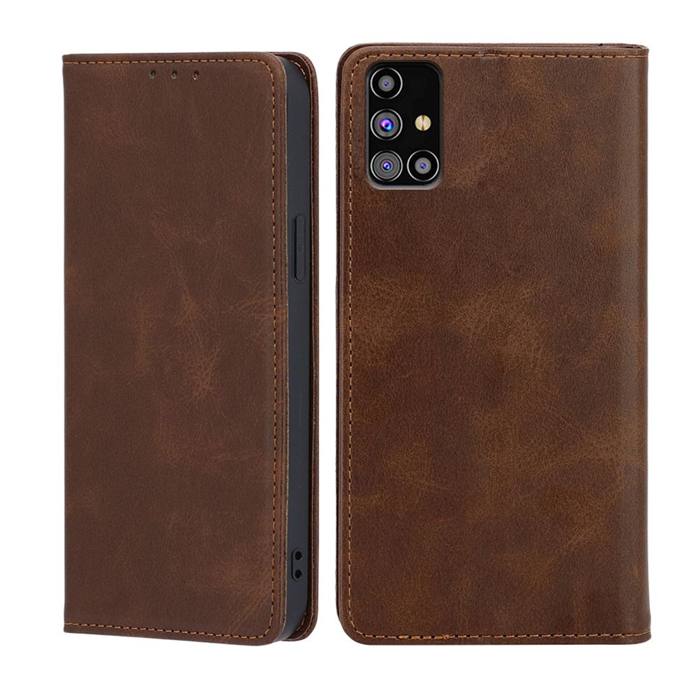 

Чехол-книжка MyPads для Samsung Galaxy M31s (SM-M317F), Коричневый