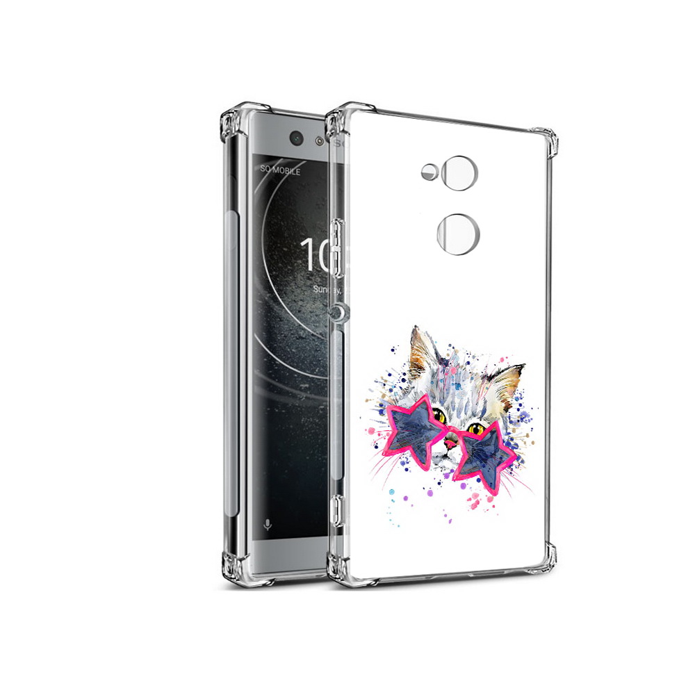 

Чехол MyPads Tocco для Sony Xperia XA2 звездные очки (PT99627.238.353), Прозрачный, Tocco