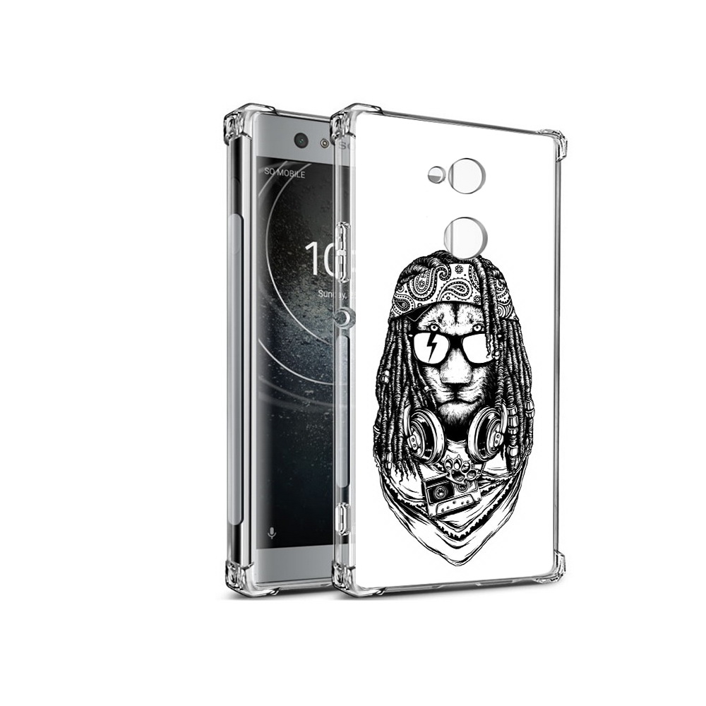 

Чехол MyPads Tocco для Sony Xperia XA2 дреды льва (PT99627.238.338), Прозрачный, Tocco