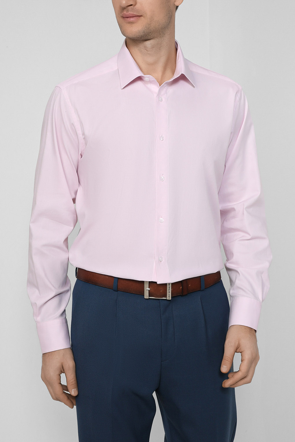 

Рубашка мужская Peter Jorgen PJ22083426-007 розовая 2XL, Розовый, PJ22083426-007