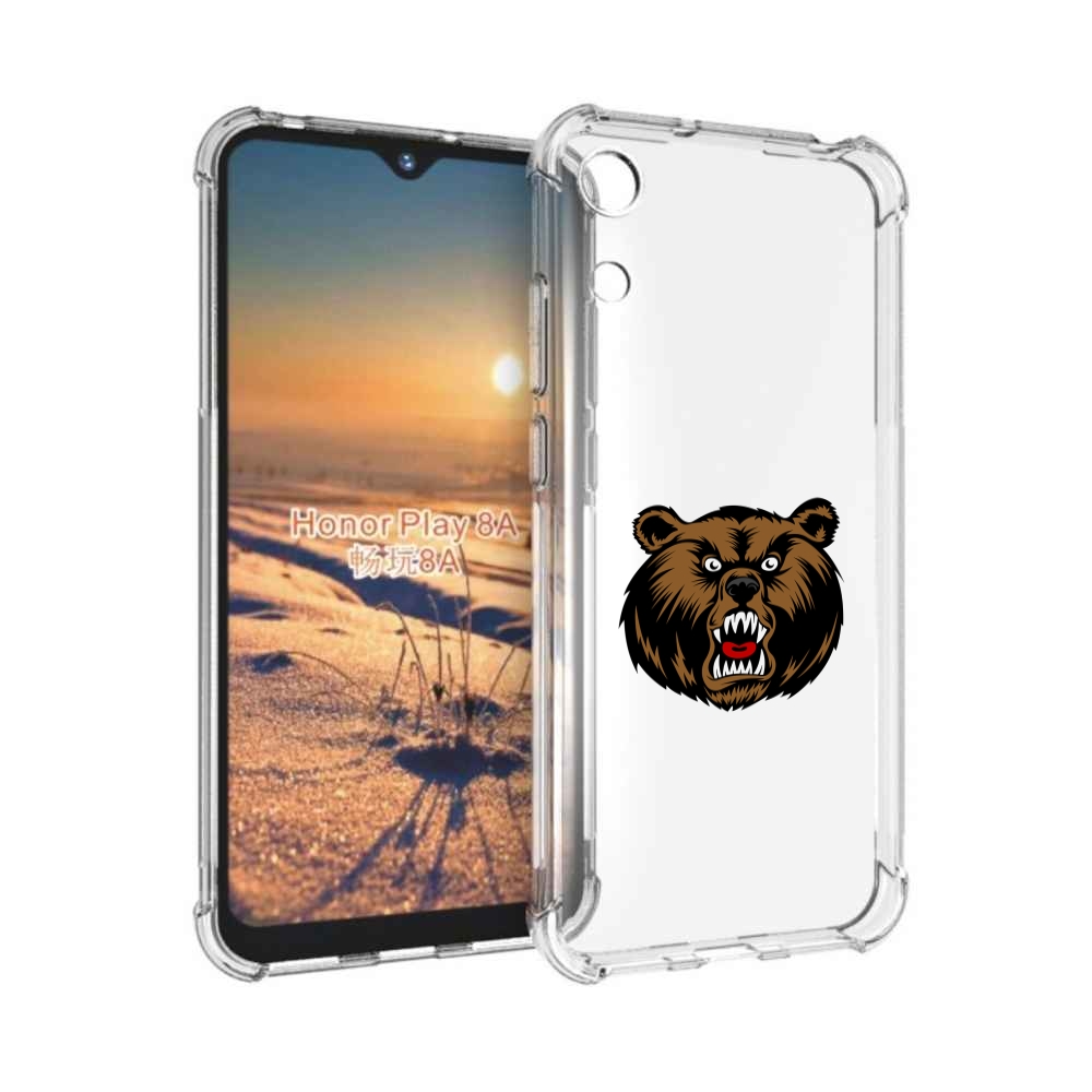 

Чехол бампер MyPads бурый для Honor 8A., Прозрачный, Tocco