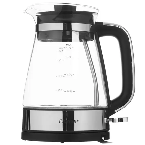 

Чайник электрический Pioneer KE805G 1.7 л серебристый, KE805G