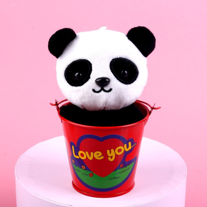 фото Мягкая игрушка milo toys love you, панда, 10 см