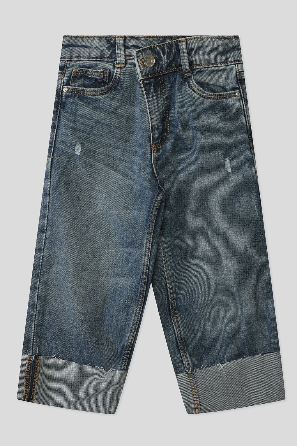 джинсы OVS 1596184 для девочек, цвет Синий р.140