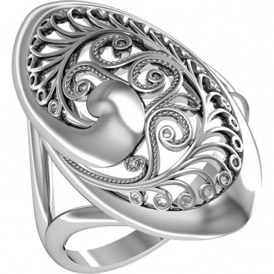 

Кольцо из серебра р. 19 ПРИВОЛЖСКИЙ ЮВЕЛИР 201013, 201013