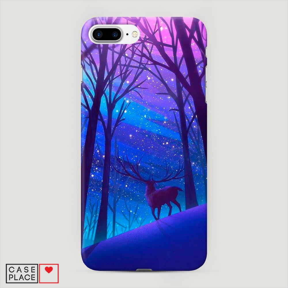 

Пластиковый чехол "Северный олень" на Apple iPhone 8 Plus, 10920-1