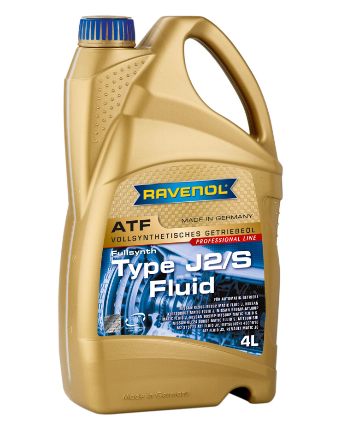 

Масло трансмиссионное Ravenol синтетическое Atf J2/S 4л