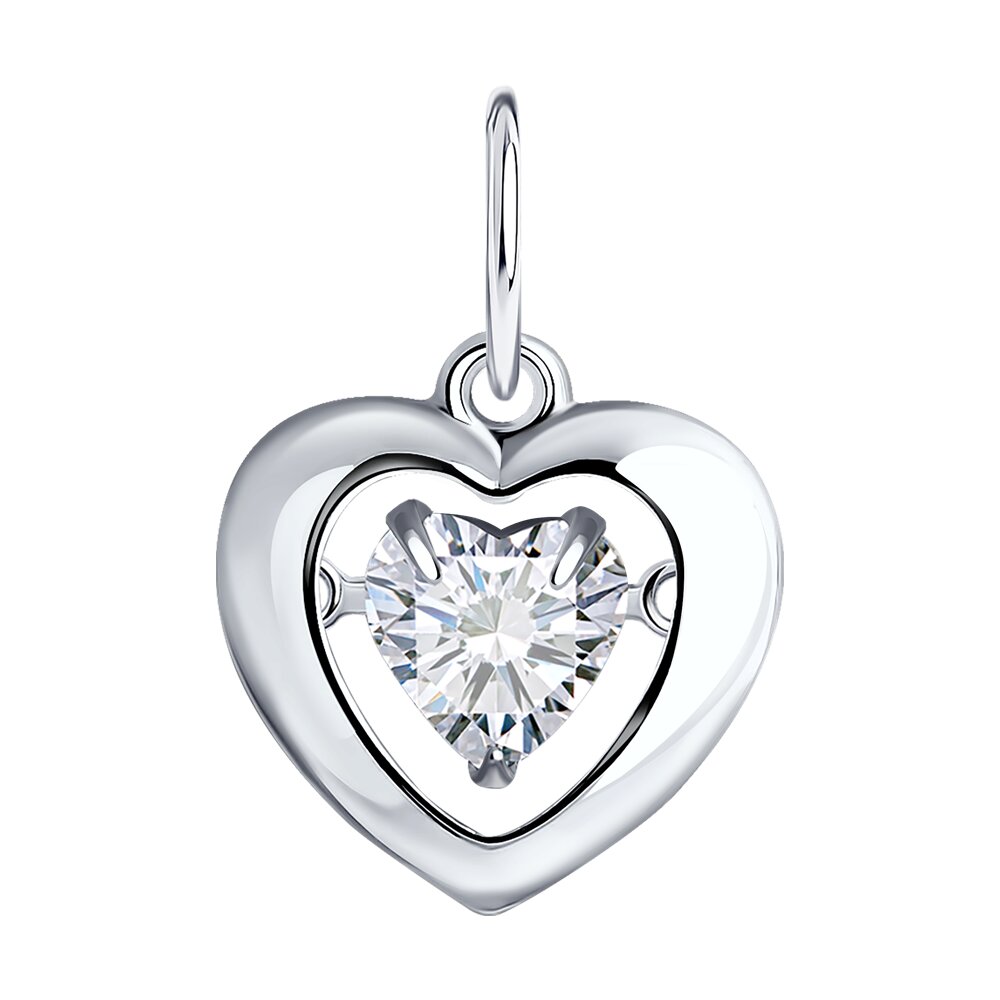 

Подвеска из серебра с фианитом Diamant 94-130-01565-1, 94-130-01565-1