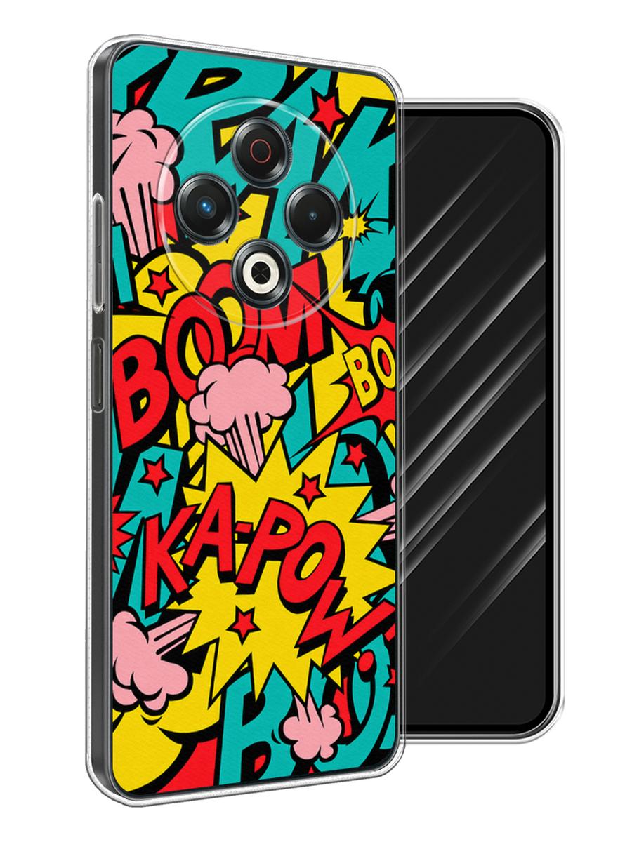 

Чехол Awog на Tecno Spark 30 "Постер pop art", Бирюзовый;желтый;красный, 309150-1