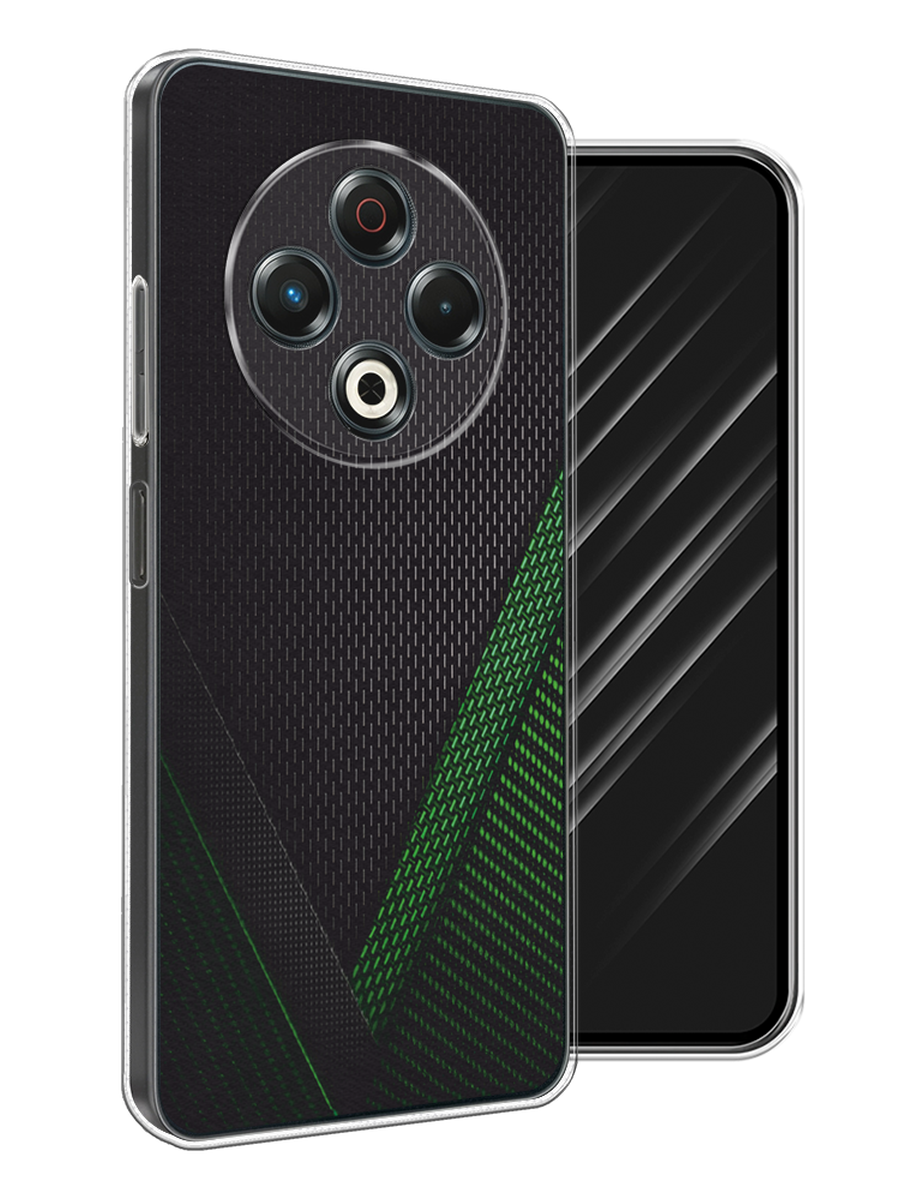 

Чехол Awog на Tecno Spark 30 "Зеленый карбон", Черный;зеленый, 309150-1